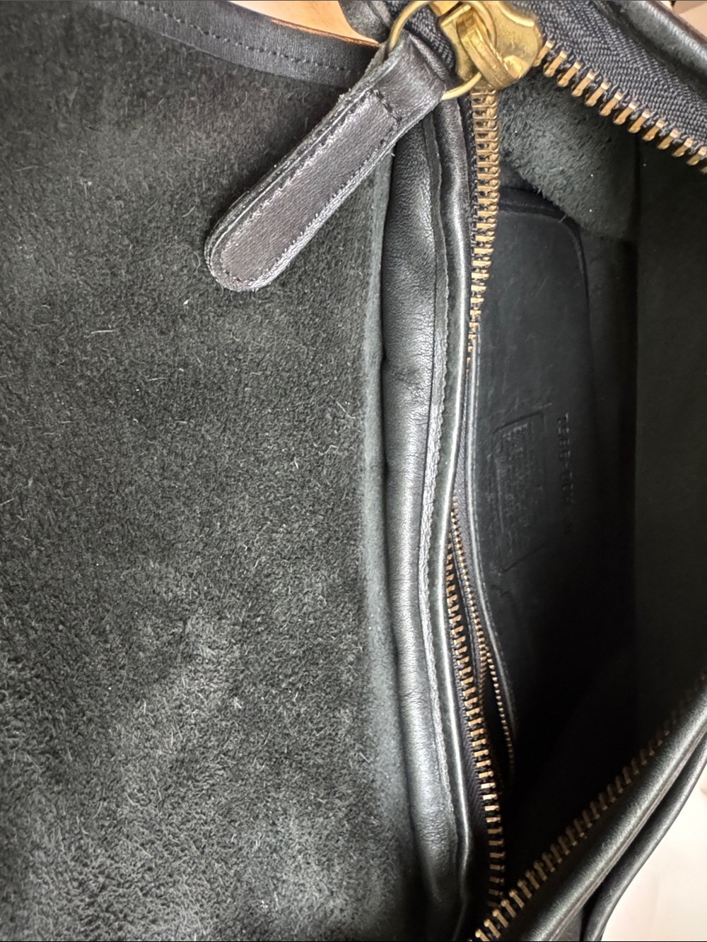 Vintage Coach 9951 Black Leather Crossbody Bag - Picture 7 of 7